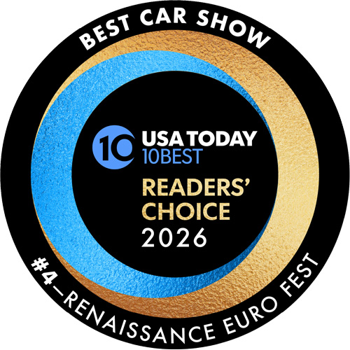 Best Car Show Readers Choice badge 2026. Euro Fest #4